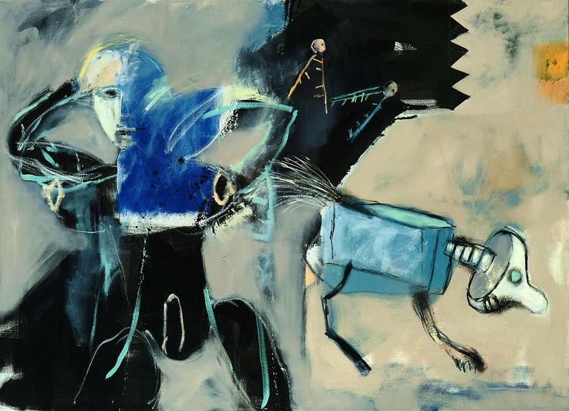 W poszukiwaniu tożsamości I&nbsp;&nbsp;&nbsp;&nbsp;2001&nbsp;&nbsp;&nbsp;&nbsp;olej&nbsp;&nbsp;&nbsp;&nbsp;142 x 193cm